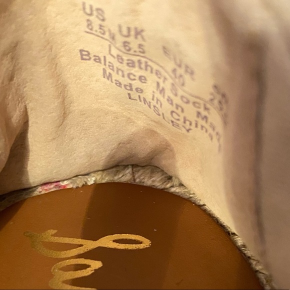 Sam Edelman Beaded studded Woven Espadrille BN 8.5 - Picture 8 of 8